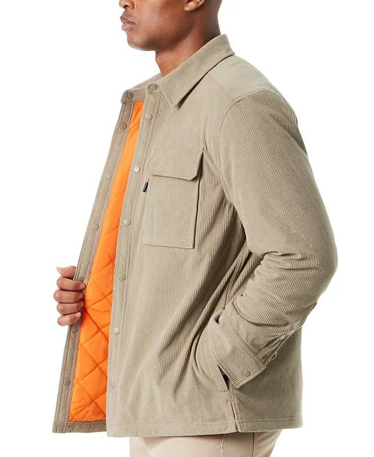 Translation missing: en.Bass Outdoor Shirt Jacket Men's Small Overland Trek Green Relaxed Fit Corduroy