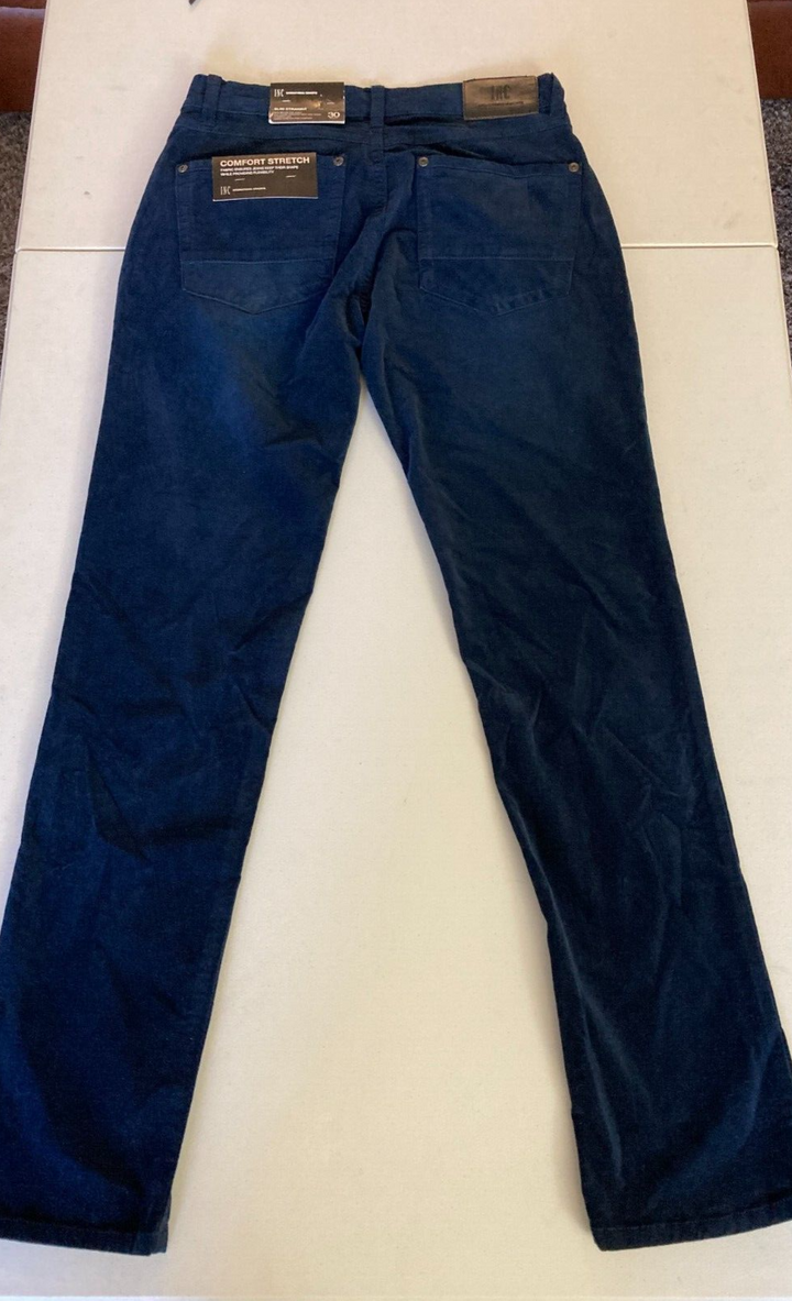 Translation missing: en.International Concepts Men's Slim Straight Comfort Stretch Pants in Navy-30/30
