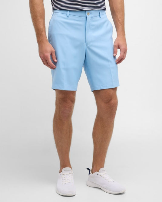 Translation missing: en.Peter Millar Men's Salem High Drape Performance Shorts in Cottage Blue Size 42