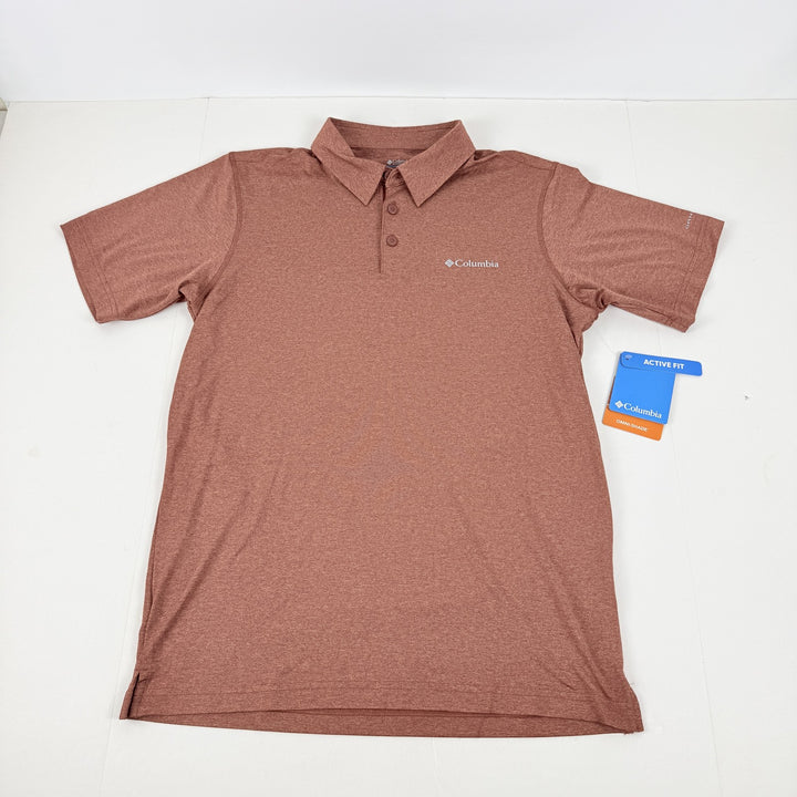 Translation missing: en.Columbia Men's Carter Short Sleeve Performance Crest Polo -Spice-Size Small