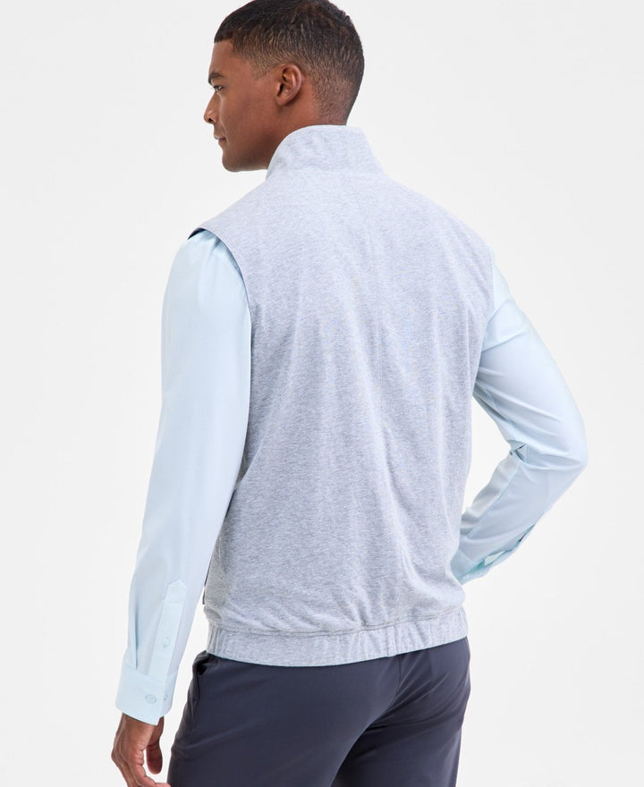 Translation missing: en.Alfani Men's Reversible Zip-Front Vest, Casual Gray Blue-Size 2XL