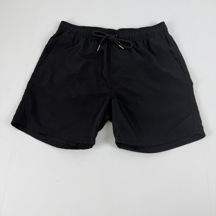 Translation missing: en.Cotton On Men's Kahuna Drawstring Shorts 5in Inseam Pockets Black-Small