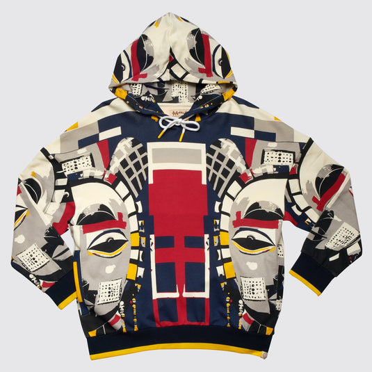 Translation missing: en.AGTAWH French Terry Motif Print Hoodie Men's 2XL Unity Print All Cotton