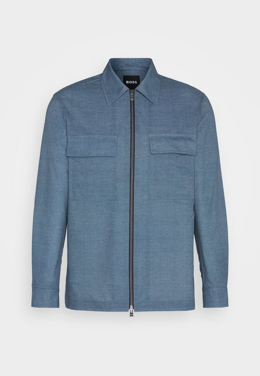 Translation missing: en.BOSS Mens Carperos Lightweight Summer Jacket Bright Blue-44R