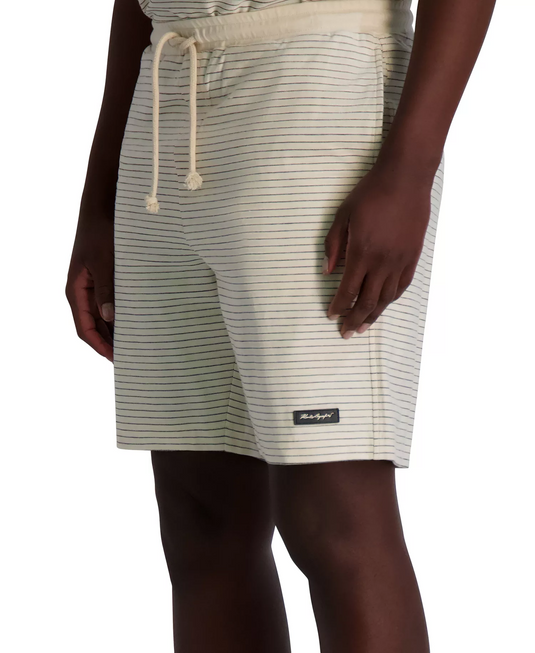 Translation missing: en.Karl Lagerfeld Paris Men's Relaxed-Fit Textured Stripe Shorts 8.5 in Natural-2XL
