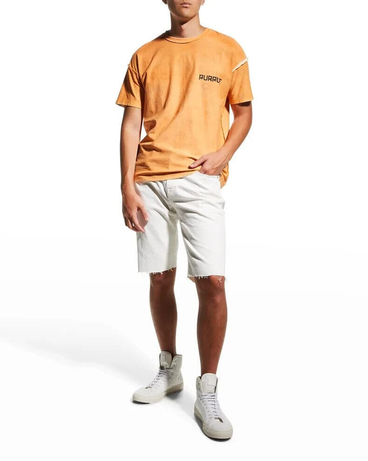 Translation missing: en.FRAME Lhomme Men's Relaxed Denim Shorts in Au Natural Grind- Size 30