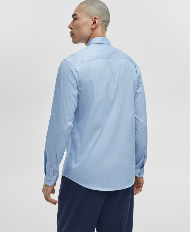 Translation missing: en.Mode of One Men's Sport Shirt Pale Indigo Button Down Stretch-XL 17 34/35