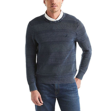 Translation missing: en.Nautica Men's Stonewashed Crewneck Sweater - Navy Seas - Small
