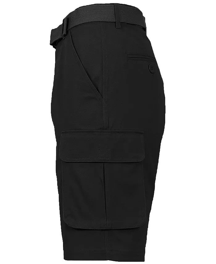 Translation missing: en.Original Blu Rock Belted Cargo Shorts Flat Front Black-32