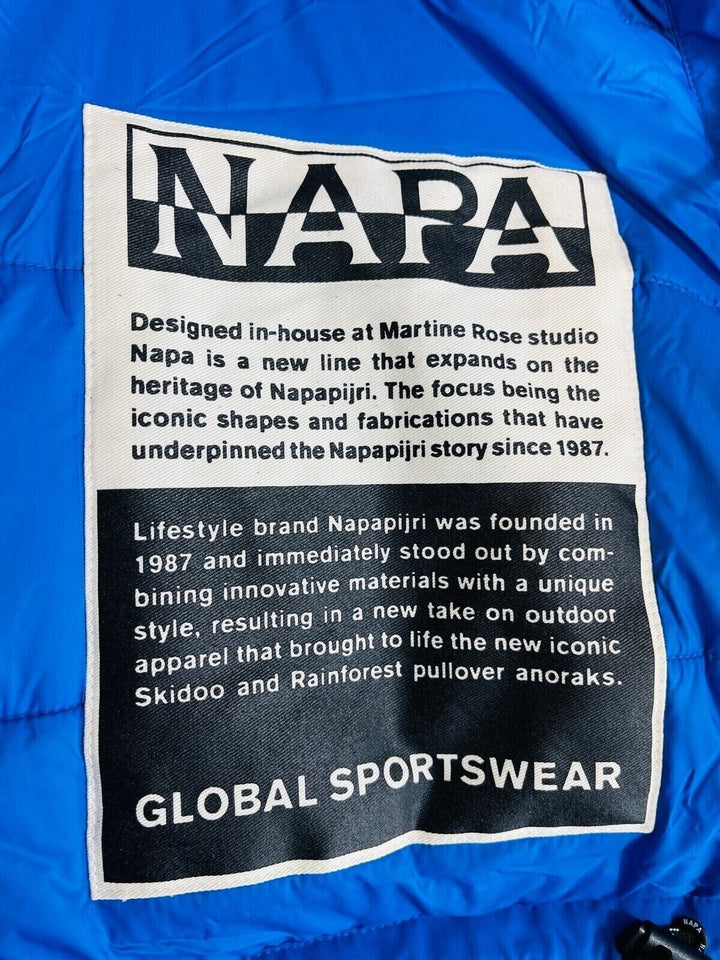 Translation missing: en.Napapijri Mens Epoch Cold Weather Short Coat in Princess Blue-Size Medium