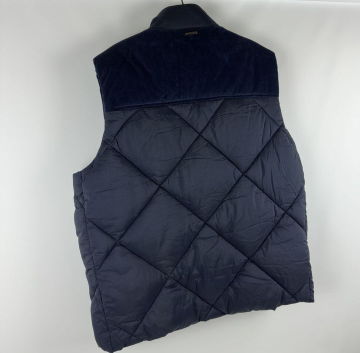 Translation missing: en.Michael Kors Men's Quilted Corduroy-Trim Vest - Midnight Blue-Large