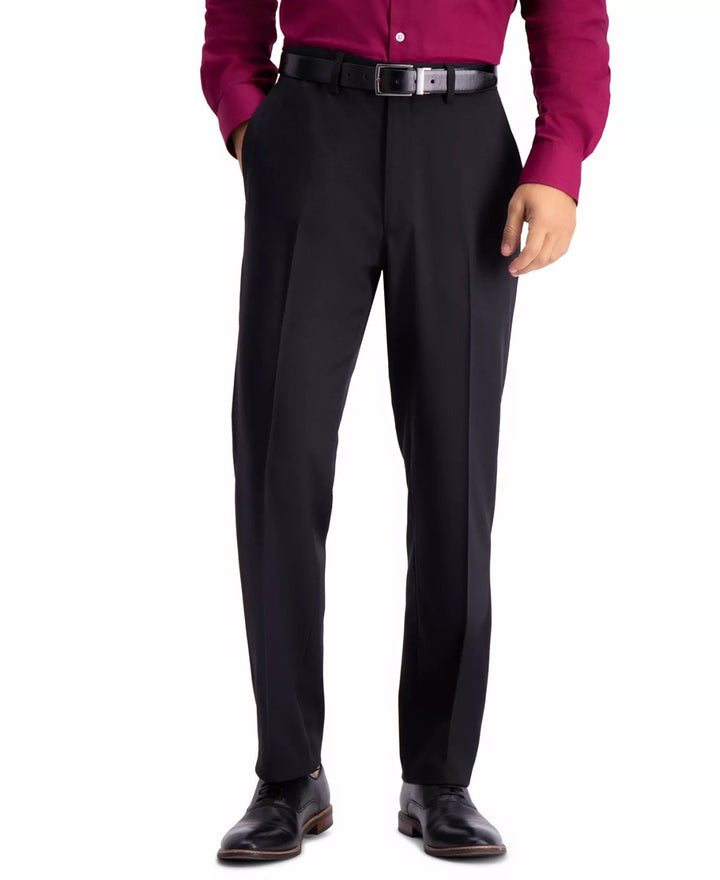 Translation missing: en.Haggar Men's Travel Performance Tailored Fit Dress Pants Black Solid-32Wx30L