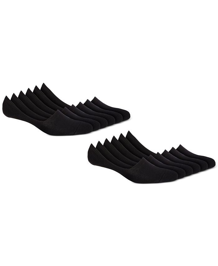 Translation missing: en.Club Room Men's No Show Socks - 12-Pack in Black-Sock Size 10-13 Shoe 7-12