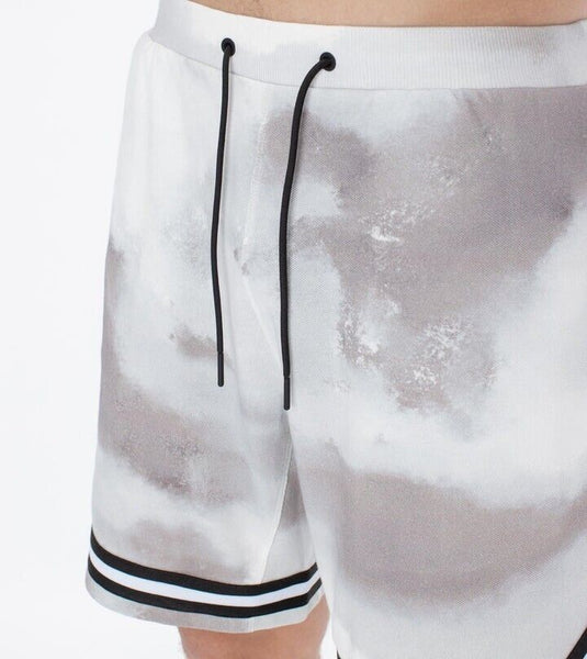 Translation missing: en.ZANEROBE Men's Organic Cotton Pique Basketball Short White Camo-Size 36