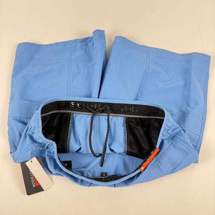 Translation missing: en.Bass Outdoor Men's Everyday Pull-On Cargo Shorts - Blue Jasper-Size Medium New