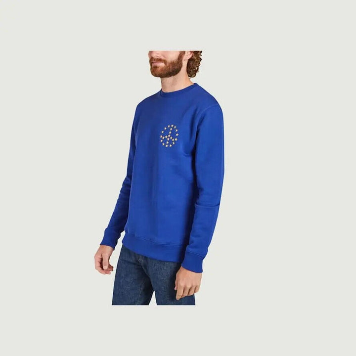 Translation missing: en.Etudes Men's 100% Organic Cotton Story Peace Blue Sweatshirt-Size XL