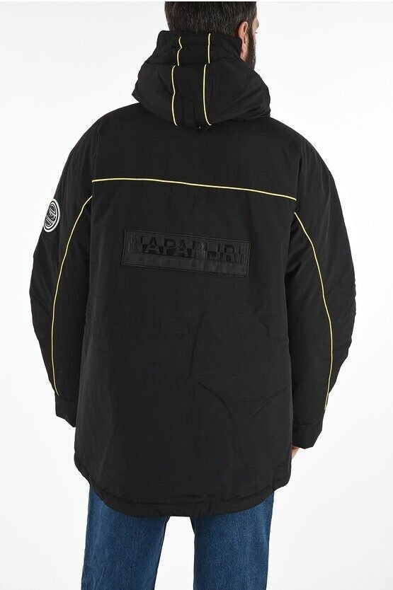 Translation missing: en.Napapijri Mens Epoch Cold Weather Short Coat in Black-Size Small