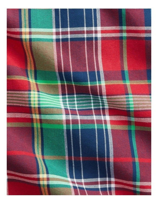 Translation missing: en.Polo Ralph Lauren Oxford Shirt Men's Small Red/Green Classic-Fit Plaid Workshirt