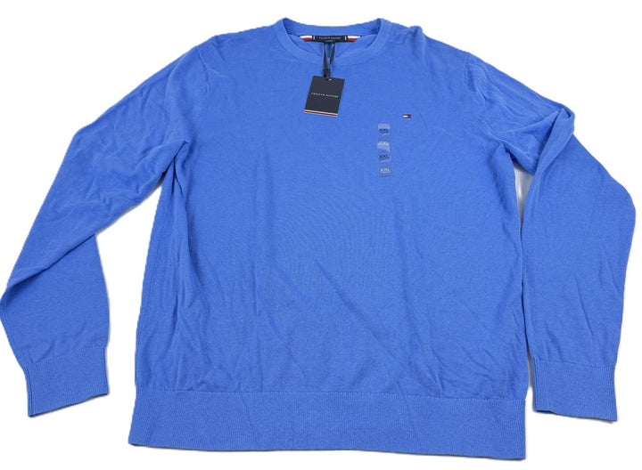 Translation missing: en.Tommy Hilfiger Men's Essential Solid Crew Neck Sweater Cobalt Blue-2XL