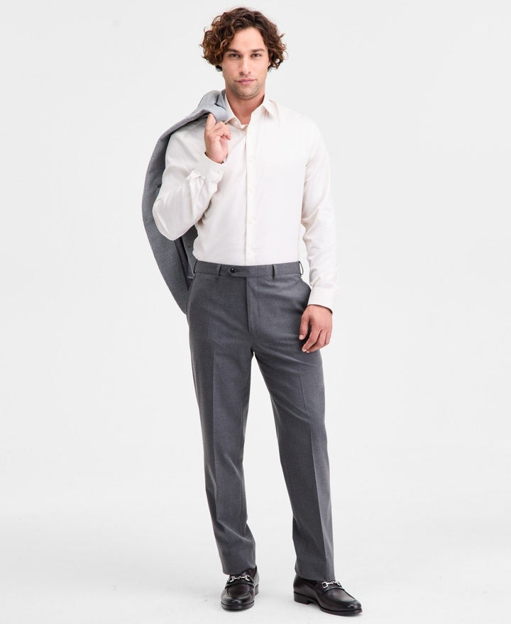 Translation missing: en.Michael Kors Marvin Men's Classic Fit Dress Pants - Dark Gray-32Wx30L