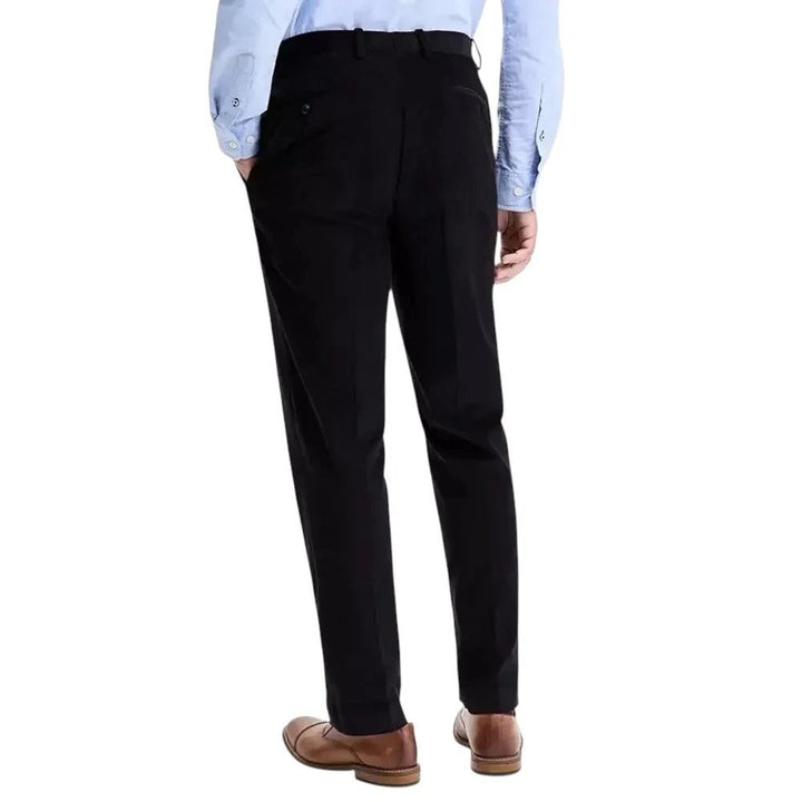 Translation missing: en.Tommy Hilfiger Mens Drew Modern-Fit Solid Corduroy Pants Black DREWPH0A-38X34