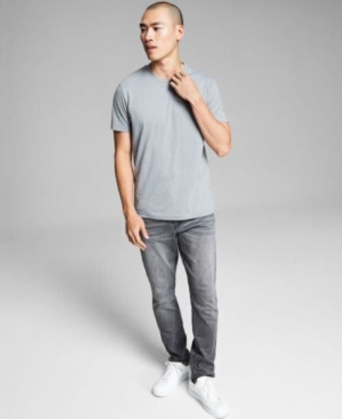 Translation missing: en.And Now This Men's Basic T-Shirt in Light Grey-Size Small