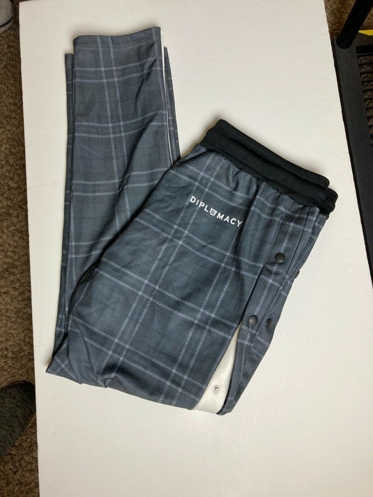 Translation missing: en.Diplomacy City Tracker Bottoms in Grey/Black- Size XL