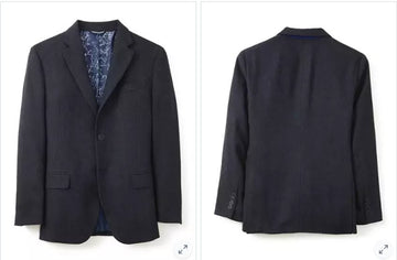 Translation missing: en.Nautica Men's Modern-Fit Branford Herringbone Tweed Sport Coat Navy-46R