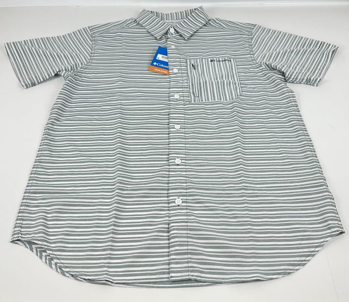 Translation missing: en.Columbia Mens Twisted Creek III Short Sleeve Shirt Green-Medium