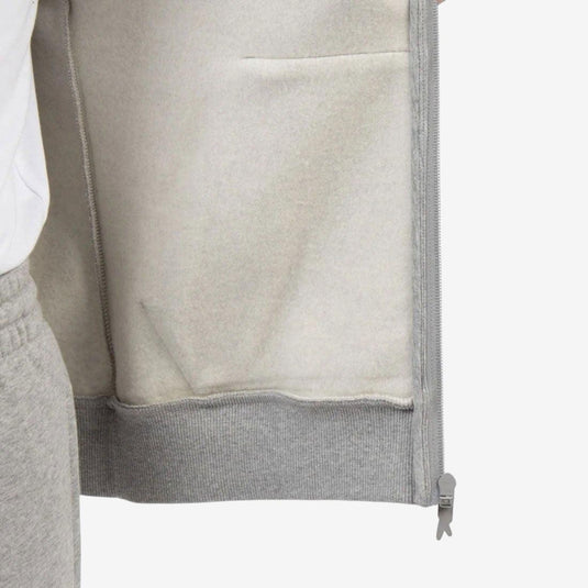 Translation missing: en.Reebok Mens Full Zip Hoodie Med Grey Heather Size Medium Fleece Logo Classic Fit