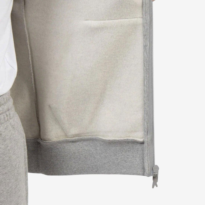 Translation missing: en.Reebok Mens Full Zip Hoodie Med Grey Heather Size Medium Fleece Logo Classic Fit