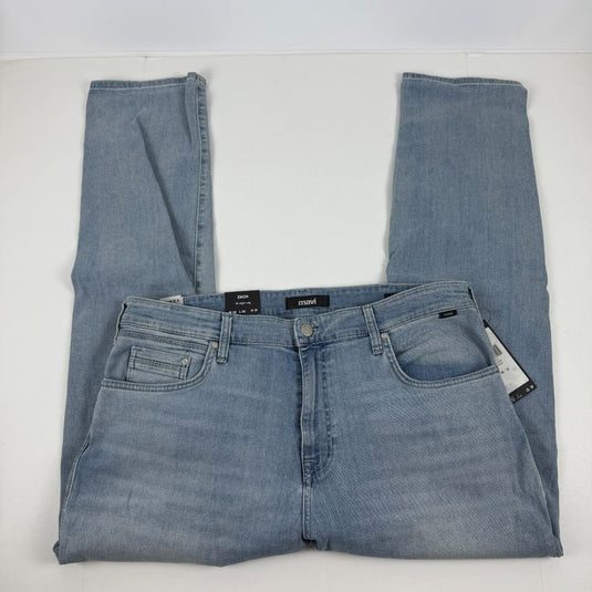 Translation missing: en.Mavi Men's Zach Straight Leg Stretch Jeans in Sky Seattle Blue-38x32