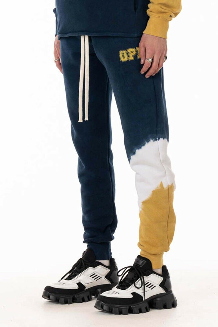 Translation missing: en.Original Paperbacks Men's Brighton Striped Leg Tie Dye Joggers Blue Multi-Medium