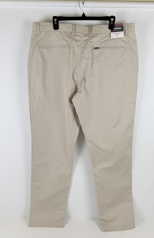 Translation missing: en.Barbour Men's Tailored-Fit Lightweight Stretch Chino Pants Beige-40x32