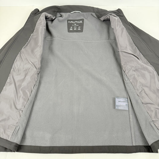 Translation missing: en.Nautica  Men's Flight Jacket Black Water &amp; Wind Resist Stretch Full Zip-XL