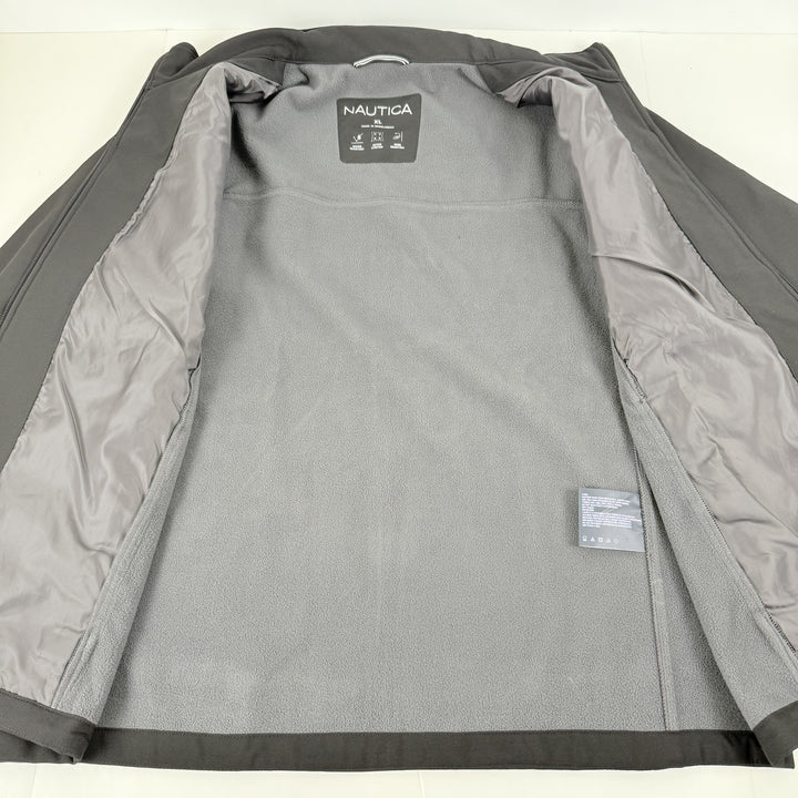 Translation missing: en.Nautica  Men's Flight Jacket Black Water &amp; Wind Resist Stretch Full Zip-XL