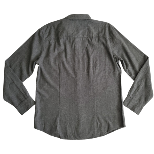 Translation missing: en.The Men's Store Cotton Heathered Grey Classic Fit Button Down Shirt-Size Small