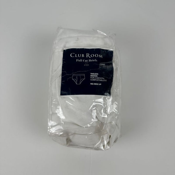 Translation missing: en.Club Room Men's Full Cut Briefs 8Pk Tagless Design No Ride Up White-2XL