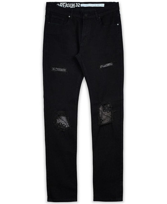 Translation missing: en.Reason Men's Samuel Denim Dx Jeans in Black-Size 40W