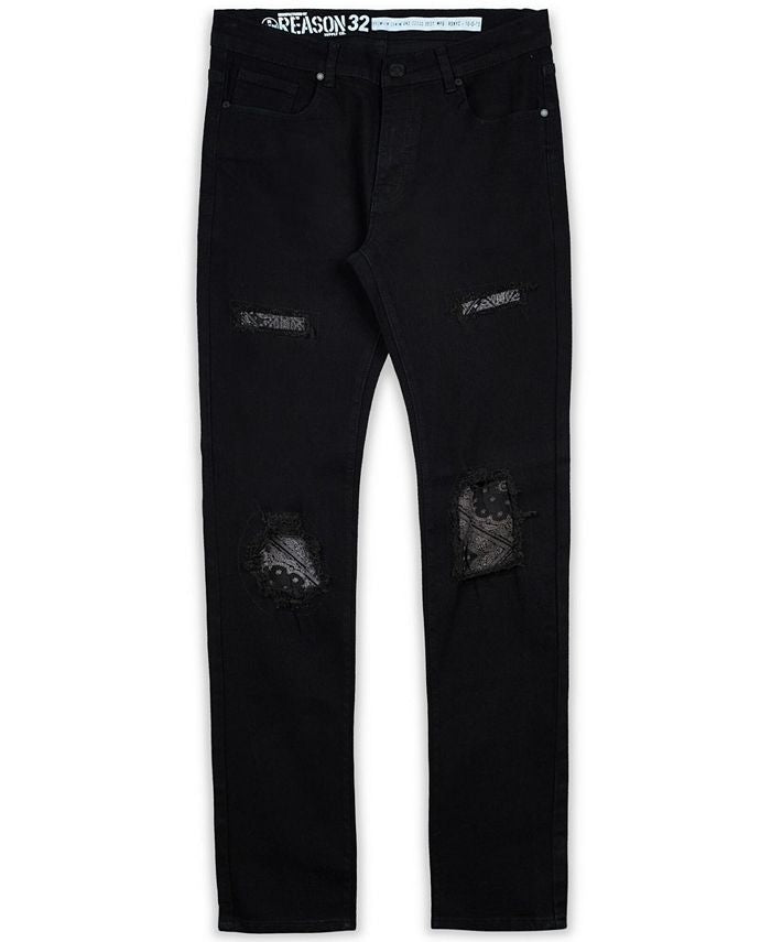 Translation missing: en.Reason Men's Samuel Denim Dx Jeans in Black-Size 40W