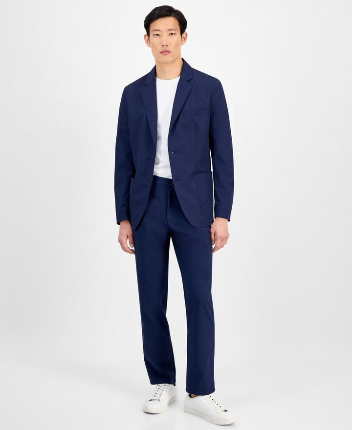 Translation missing: en.Alfani Men's Lightweight Nylon Blazer Reg Fit Stretch Neo Navy-Medium 36-38R