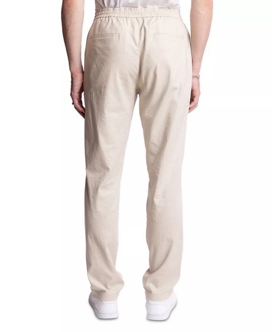 Translation missing: en.Paisley &amp; Gray Men's Chester Drawstring Pants Linen Blend Tan Linen-Small 28-30W