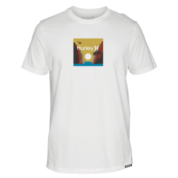 Translation missing: en.Hurley Mens Everyday Washed Lagoon and Only Tee in White-2XL