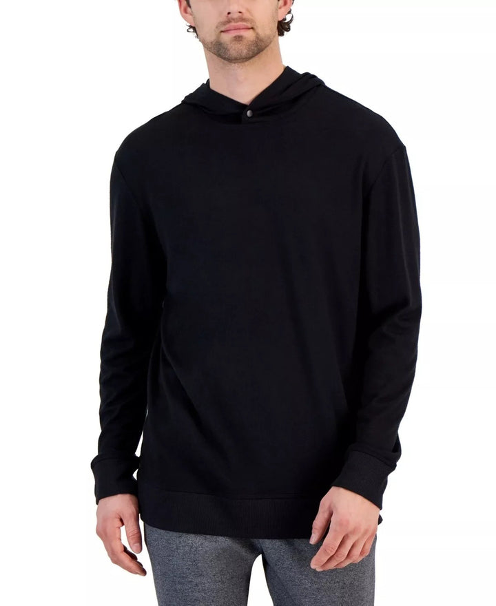 Translation missing: en.Alfani Men's Refined Hoodie Deep Black-Small