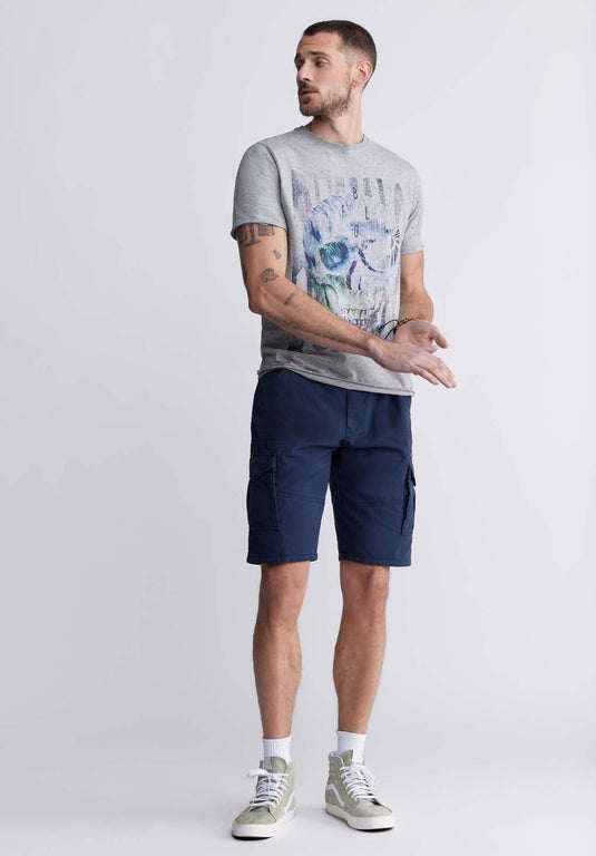 Translation missing: en.Buffalo David Bitton Cargo Shorts Men's 32W Navy Hiero Relaxed Fit 11.5"