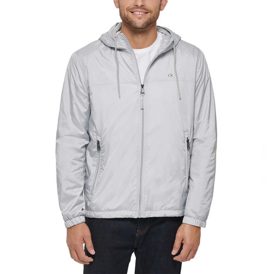 Translation missing: en.Calvin Klein Men's Polar-Fleece-Lined Windbreaker Grey-2XL