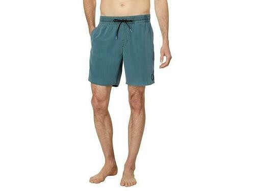 Translation missing: en.Volcom Men's  Center Trunk 17 Swim Trunks Service Blue-XL