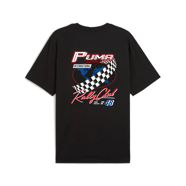 Translation missing: en.Puma Men's Moto Semi-Rubber Print Graphic T-Shirt-Black-Small