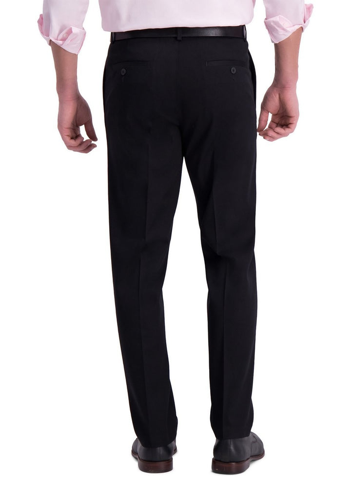 Translation missing: en.Haggar Men's Iron Free Premium Khaki Straight-Fit Flat-Front Pant - Black-33x32