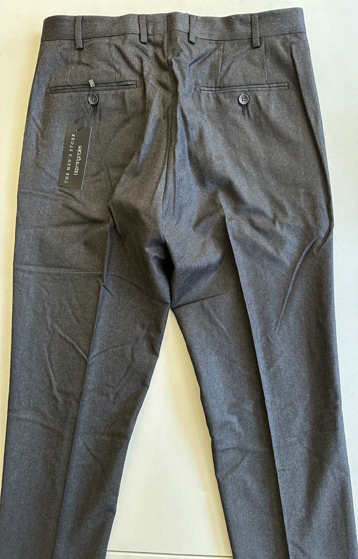 Translation missing: en.The Men's StoreDesigner Brand Wool Stretch Flannel Trousers in Char-40R Unhemmed